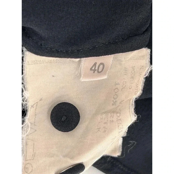 Vintage VIKTOR & ROLF Silk Shirt 40 EU Small Silk Covered Buttons Unique Design - Picture 6 of 7